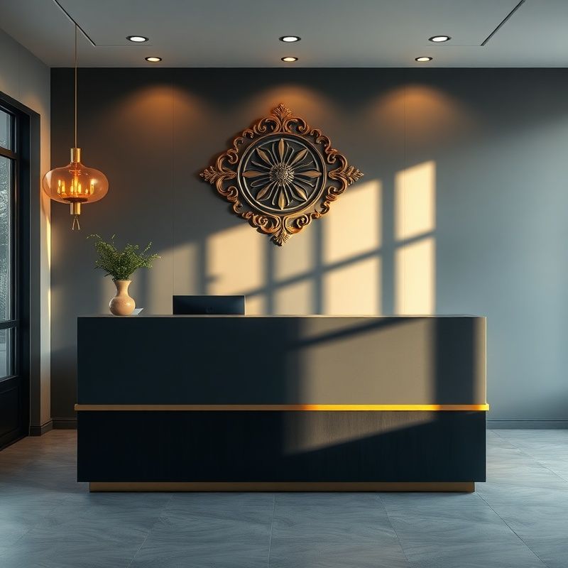 Recepce kanceláře Atelier Plzeň